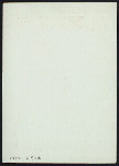 SUNDAY DINNER [held by] CAFE BOULEVARD [at] 156 SECOND AVENUE (NY?) (REST;)
