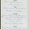 DINNER [held by] OCCIDENTAL AND ORIENTAL STEAMSHIP CO. [at] EN ROUTE ABOARD S.S. DORIC (SS;)