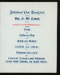 BREAKFAST [held by] HOTEL NETHERLAND [at] "NEW YORK, NY" (HOTEL;)
