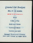 BREAKFAST [held by] HOTEL NETHERLAND [at] "NEW YORK, NY" (HOTEL;)