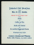 BREAKFAST [held by] HOTEL NETHERLAND [at] "NEW YORK, NY" (HOTEL;)