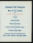 BREAKFAST [held by] HOTEL NETHERLAND [at] "NEW YORK, NY" (HOTEL;)