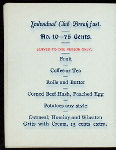 BREAKFAST [held by] HOTEL NETHERLAND [at] "NEW YORK, NY" (HOTEL;)