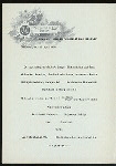 DINNER [held by] NORDDEUTSCHER LLOYD BREMEN [at] "DAMPFER ""KAISER WILHELM DER GROSSE""" (SS;)