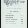 DINNER [held by] NORDDEUTSCHER LLOYD BREMEN [at] "DAMPFER ""KAISER WILHELM DER GROSSE""" (SS;)