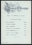 DINNER [held by] NORDDEUTSCHER LLOYD BREMEN [at] "DAMPFER ""KAISER WILHELM DER GROSSE""" (SS;)