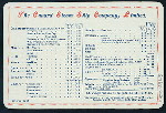 DINNER [held by] CUNARD LINE [at] "R.M.S. ""LUNCANIA""" (SS;)