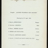 DINNER [held by] NORDDEUTSCHER LLOYD BREMEN [at] SS KAISER WILHELM DER GROSSE (SS;)