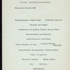 DINNER [held by] NORDDEUTSCHER LLOYD BREMEN [at] SS KAISER WILHELM DER GROSSE (SS;)