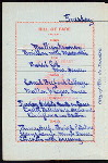 DINNER [held by] PACIFIC MAIL STEAMSHIP COMPANY [at] "S.S. ""CITY OF RIO DE JANEIRO""" (SS;)