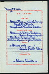 DINNER [held by] PACIFIC MAIL STEAMSHIP COMPANY [at] "S.S. ""CITY OF RIO DE JANEIRO""" (SS;)