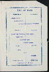 DINNER [held by] PACIFIC MAIL STEAMSHIP COMPANY [at] EN ROUTE ABOARD CITY OF PARA (SS;)