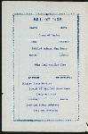 DINNER [held by] PACIFIC MAIL STEAMSHIP COMPANY [at] EN ROUTE ABOARD CITY OF PARA (SS;)