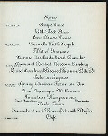 ANNUAL DINNER [held by] NATIONAL COOPER'S ASSOCIATION [at] "GRAND HOTEL, CINCINNATI, OH" (HOTEL;)