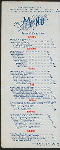 DAILY MENU [held by] GERMAN RESTAURANT AND BUFFET [at] "137 E. MADISON ST. CHICAGO, IL" (REST;)
