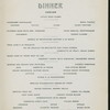 DINNER [held by] GORDON HOTEL [at] "WASHINGTON, D.C." (HOTEL)