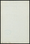 BREAKFAST [held by] PACIFIC MAIL STEAMSHP COMPANY [at] SS CITY OF RIO DE JANEIRO (SS;)