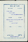 DINNER] [held by] PACIFIC MAIL STEAMSHIP CO. [at] SS CITY OF PARA (SS;)