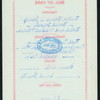DINNER] [held by] PACIFIC MAIL STEAMSHIP COMPANY [at] SS RIO DE JANEIRO (SS;)