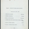 DINNER] [held by] NORDDEUTSCHER LLOYD BREMEN [at] SCHNELLDAMPFER DAISER WILHELM DER GROSSE (SS;)