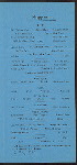 SUPPER [held by] NEW FALMOUTH HOTEL [at] "PORTLAND, ME" (HOTEL;)