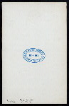 ANNUAL DINNER [held by] TRANSPORTATION CLUB OF NEW YORK [at] [NY] (?)