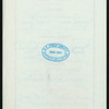 DINNER [held by] PACIFIC MAIL STEAMSHIP CO. - TRANS-PACIFIC LINE [at] EN ROUTE (SS;)