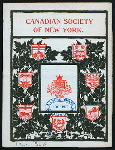 FOURTH ANNUAL DINNER [held by] CANADIAN SOCIETY OF NEW YORK [at] "SHERRY'S, NY" (REST;)
