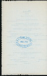 DINNER TO HON.HENRY HALL [held by] HON.J.K.P.HALL [at] "COCHRAN HOTEL, WASH.D.C." (HOTEL)
