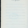 DINNER TO HON.HENRY HALL [held by] HON.J.K.P.HALL [at] "COCHRAN HOTEL, WASH.D.C." (HOTEL)