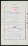 DINNER [held by] PACIFIC MAIL STEAMSHIP CO. [at] SS CITY OF RIO DE JANEIRO (SS;)