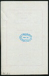 DINNER [held by] PACIFIC MAIL STEAMSHIP CO. [at] SS CITY OF RIO DE JANEIRO (SS;)