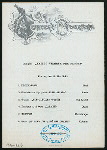 DINNER [held by] NORDDEUTSCHER LLOYD BREMEN [at] SS KAISER WILHELM DER GROSSE (SS;)