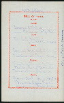 DINNER [held by] PACIFIC MAIL STEAMSHIP COMPANY [at] SS CITY OF RIO DE JANERIO (SS;)