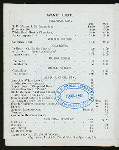 DINNER [held by] CHAMPLAIN HOTEL [at] """THE D&H"" DINING CAR SERVICE BETWEEN ROUSES POINT, HOTEL CHAMPLAIN AND WHITEHALL" (HOTEL;)