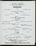 DINNER [held by] CHAMPLAIN HOTEL [at] """THE D&H"" DINING CAR SERVICE BETWEEN ROUSES POINT, HOTEL CHAMPLAIN AND WHITEHALL" (HOTEL;)