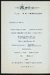 DINNER [held by] NORDDEUTSCHER LLOYD BREMEN [at] "DAMPFER ""WILHELM DER GROSSE""" (SS;)