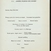 DINNER [held by] NORDDEUTSCHER LLOYD BREMEN [at] "DAMPFER ""WILHELM DER GROSSE""" (SS;)