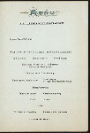 DINNER [held by] NORDDEUTSCHER LLOYD BREMEN [at] "DAMPFER ""WILHELM DER GROSSE""" (SS;)