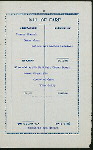 DINNER [held by] PACIFIC MAIL STEAMSHIP COMPANY [at] "STEAMSHIP ""CITY OF PARA""" (SS;)