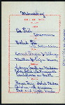 DINNER] [held by] PACIFIC MAIL STEAMSHIP CO./TRANS-PACIIC LINE [at] SS RIO DE JANEIRO (SS;)