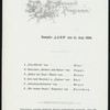DINNER [held by] NORDDEUTSCHER LLOYD BREMEN [at] "DAMPFER ""LAHN""" (SS;)