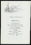DINNER [held by] NORDDEUTSCHER LLOYD BREMEN [at] "DAMPFER ""LAHN""" (SS;)