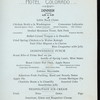 FOURTH OF JULY DINNER [held by] HOTEL COLORADO [at] "GLENWOOD SPRINGS, CO" (HOTEL;)