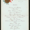 SIXTH ANNIVERSARY BANQUET [held by] AMERICAN CHAMBER OF COMMERCE OF PARIS [at] "HOTEL CONTINENTAL, [PARIS, FRANCE]" (FOR;)