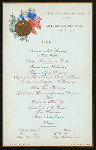 SIXTH ANNIVERSARY BANQUET [held by] AMERICAN CHAMBER OF COMMERCE OF PARIS [at] "HOTEL CONTINENTAL, [PARIS, FRANCE]" (FOR;)