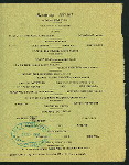 SUNDAY DINNER (EVENING) [held by] HOTEL VICTORY [at] "PUT IN BAY ISLAND, OH" (HOTEL;)