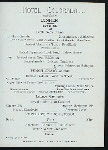 DINNER [held by] HOTEL COLORADO [at] "[GLENWOOD SPRINGS, CO]" (HOTEL;)