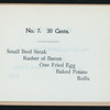 BREAKFAST [held by] CROSBY'S RESTAURANT [at] "19 SCHOOL STREET, BOSTON, [MA];" (REST;)