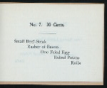 BREAKFAST [held by] CROSBY'S RESTAURANT [at] "19 SCHOOL STREET, BOSTON, [MA];" (REST;)